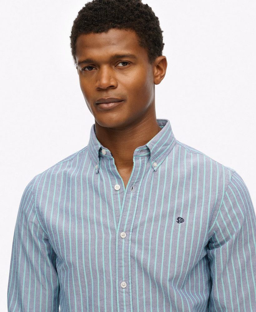 Camisa Oxford Clássica de Manga Comprida