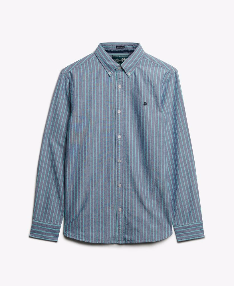 Camisa Oxford Clássica de Manga Comprida