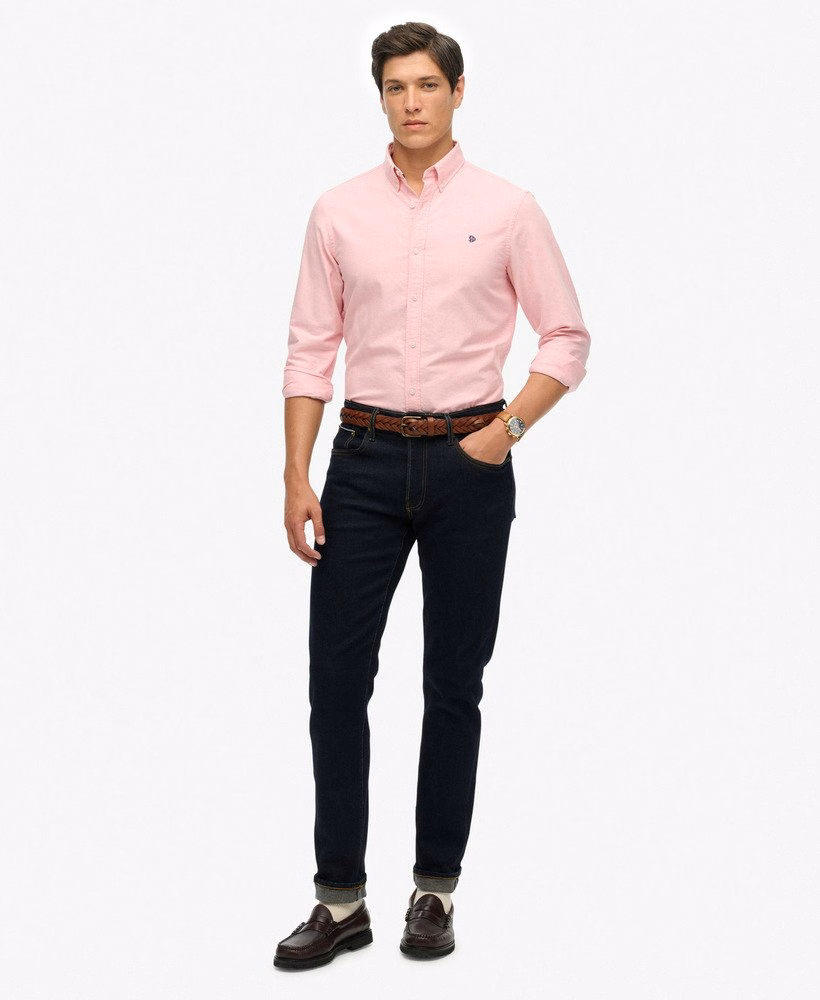 Camisa Oxford Clássica de Manga Comprida