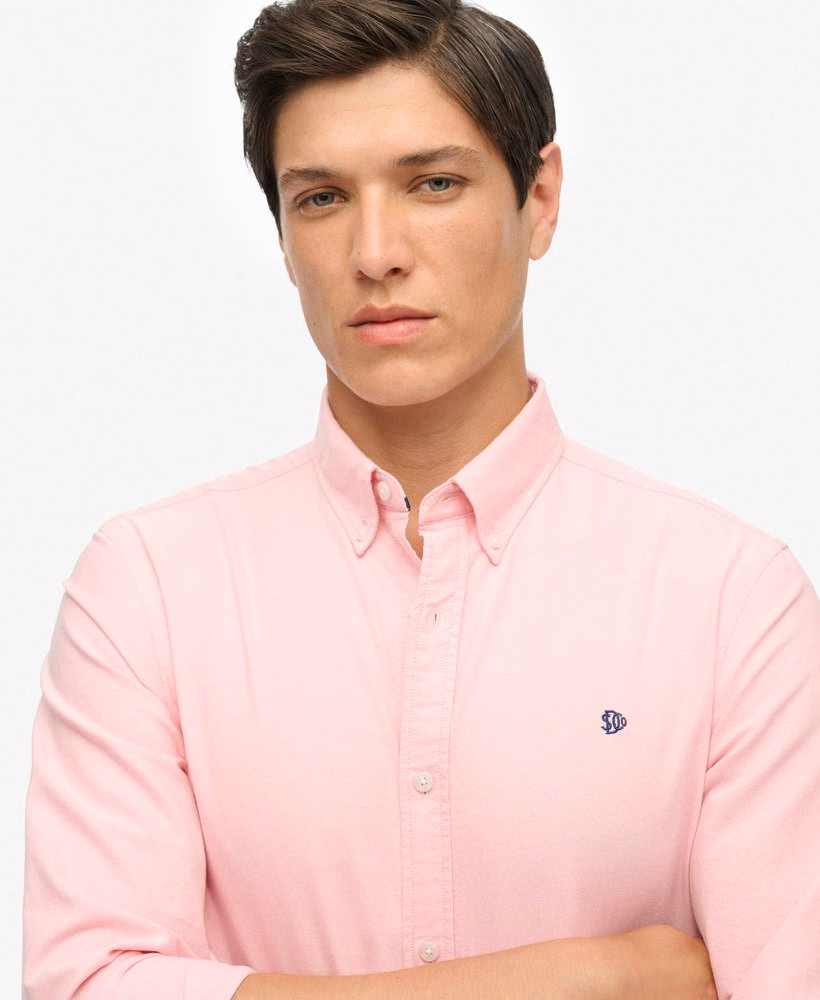 Camisa Oxford Clássica de Manga Comprida