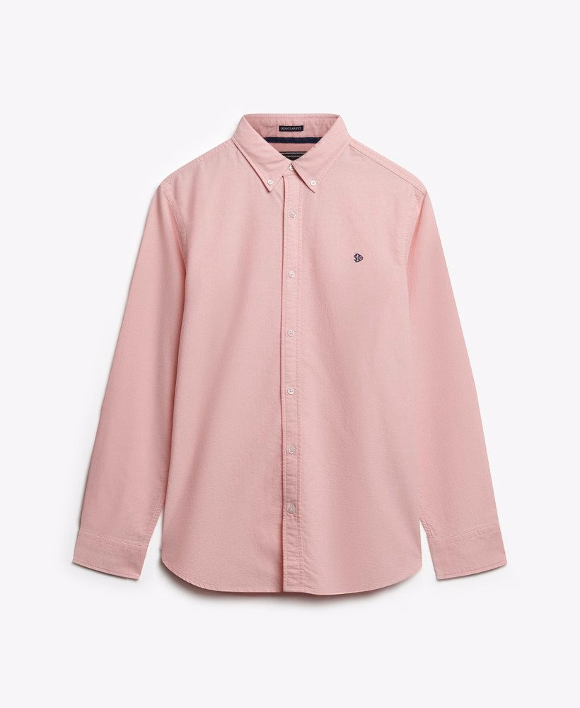 Camisa Oxford Clássica de Manga Comprida