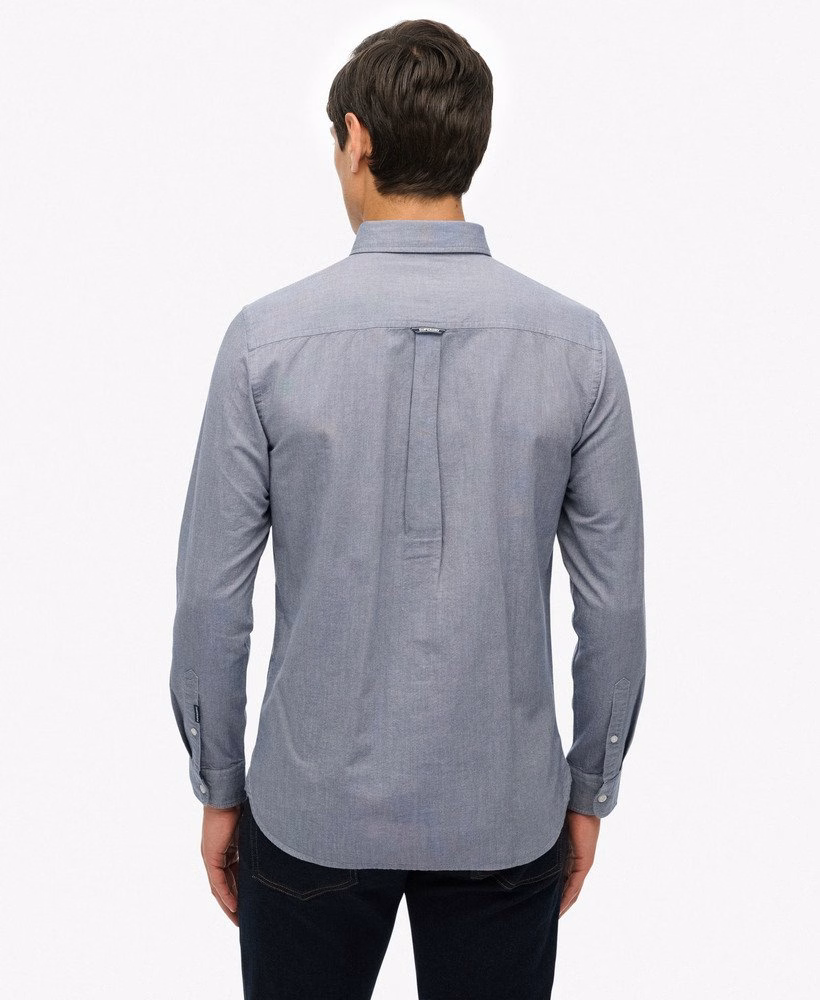 Camisa Oxford Clássica de Manga Comprida
