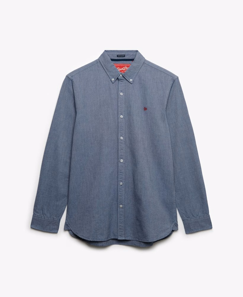 Camisa Oxford Clássica de Manga Comprida