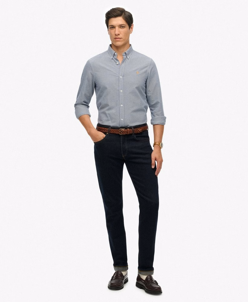 Camisa Oxford Clássica de Manga Comprida