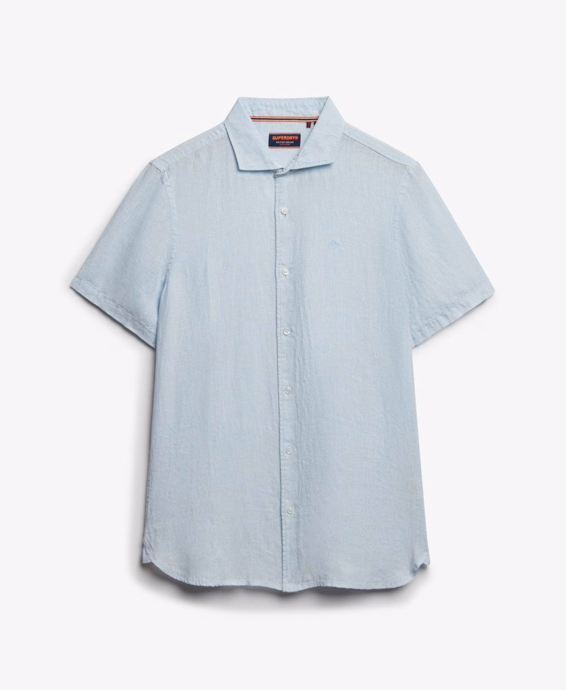 Camisa de linho bordada para férias