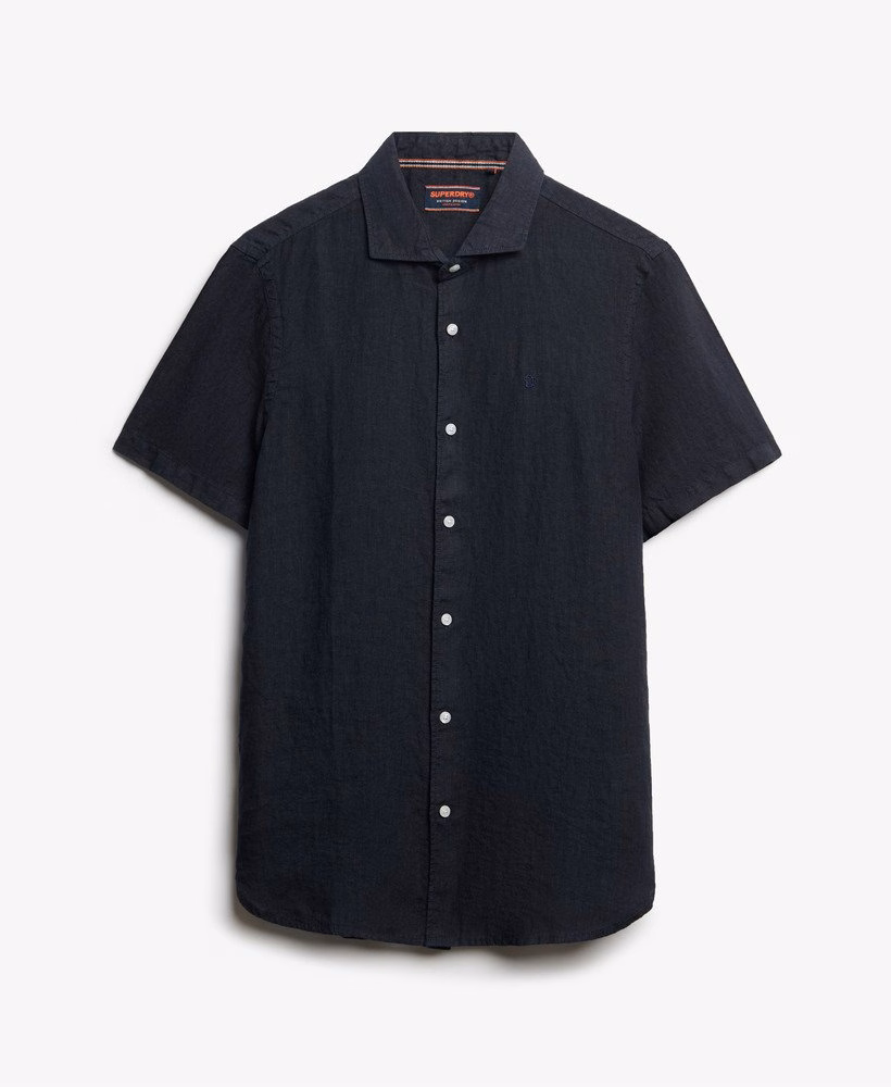 Camisa de linho bordada para férias
