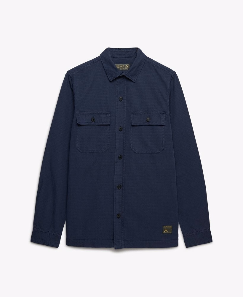 Camisa militar de manga comprida