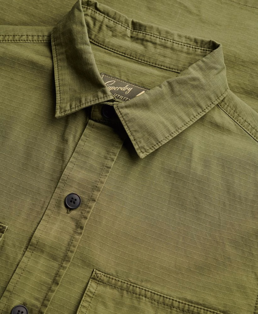 Camisa militar de manga comprida