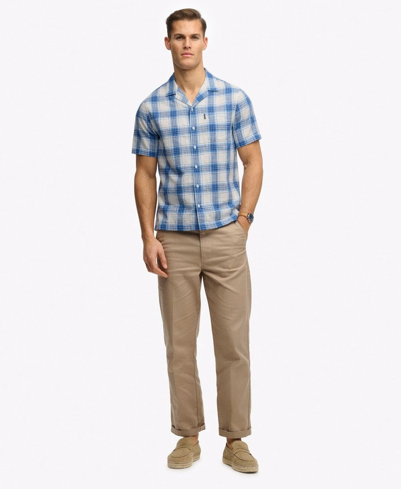Camisa de manga curta Cabana Check