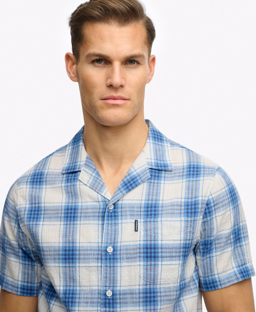 Camisa de manga curta Cabana Check