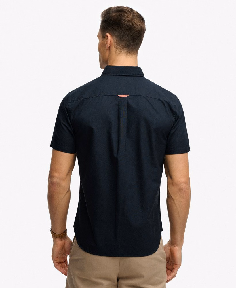 Camisa Oxford de manga curta Essentials