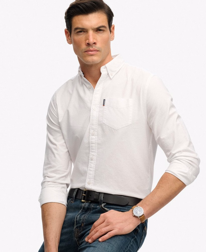 Camisa Oxford Essencial de Manga Comprida