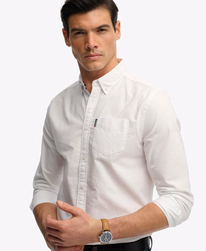 Camisa Oxford Essencial de Manga Comprida