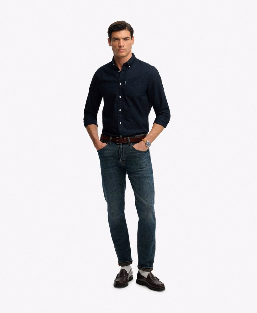 Camisa Oxford Essencial de Manga Comprida