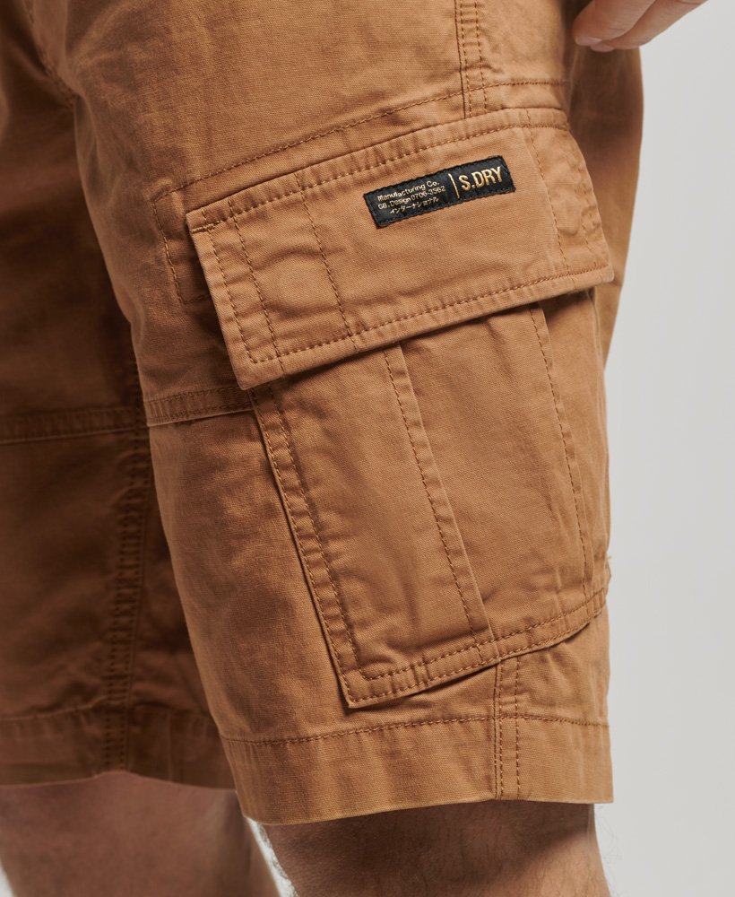 bermuda cargo em algodão orgânico na cor marrom tabaco da denim co.