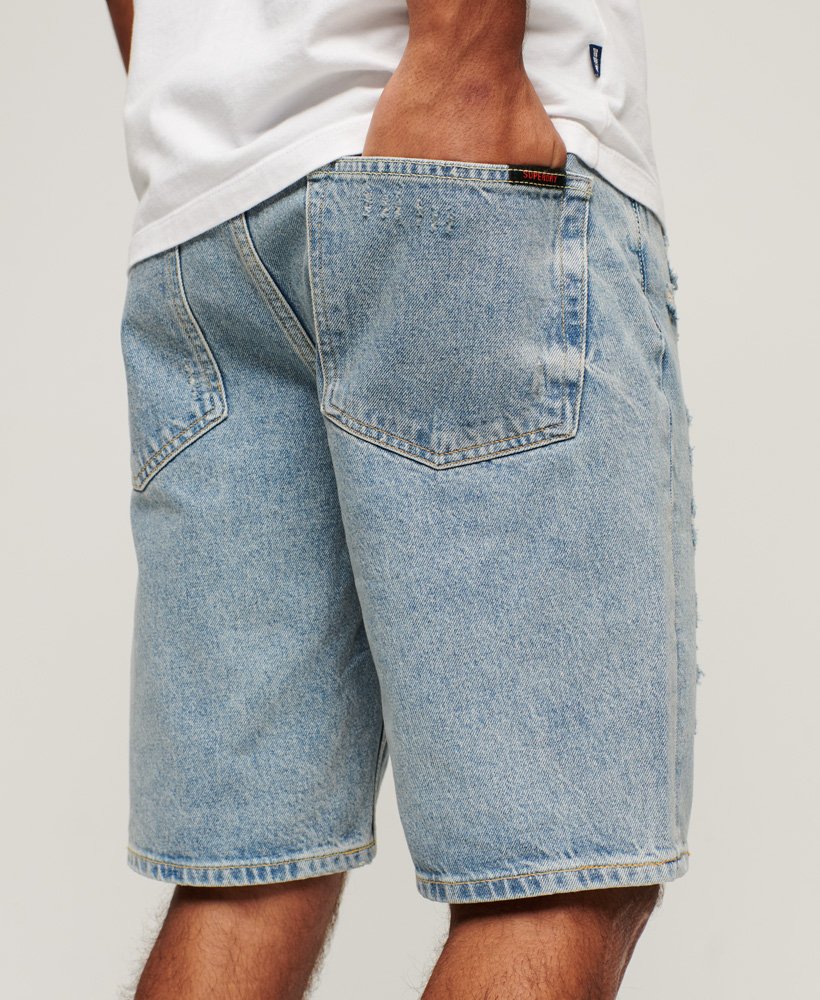 shorts retos de algodão orgânico na cor sunset vintage custom.