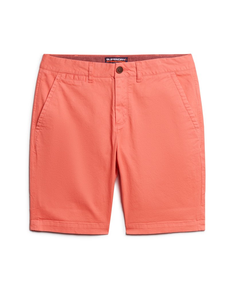 calções chino vintage em rosa maldivas