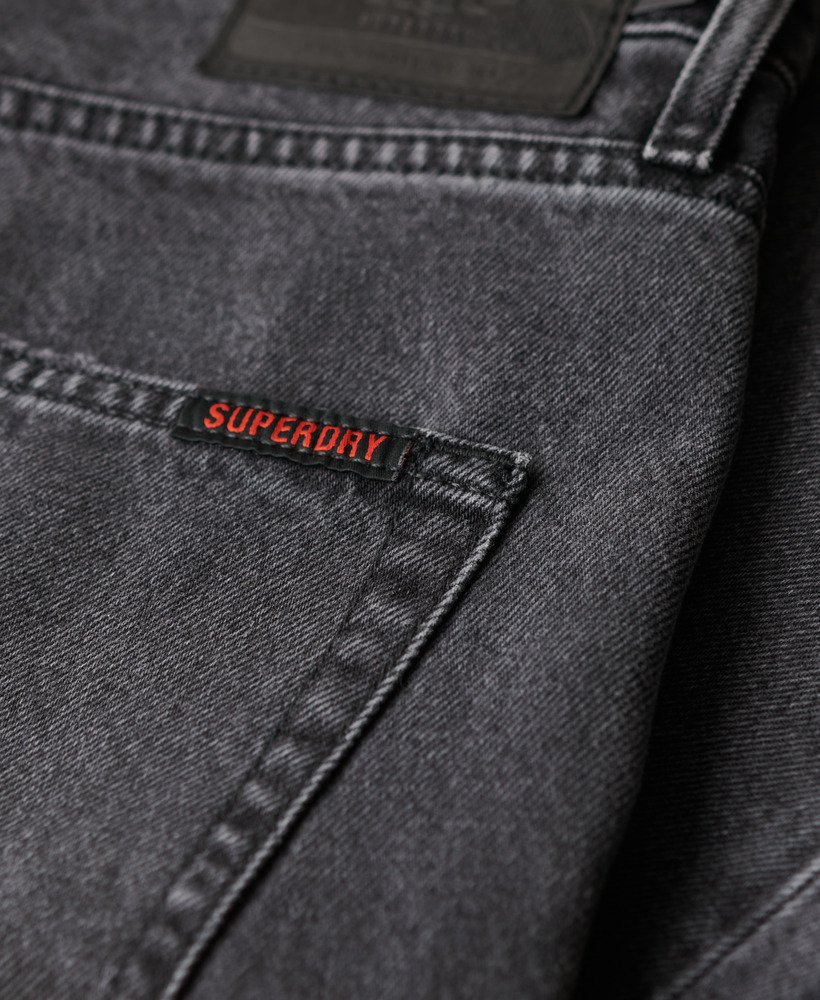 shorts retos vintage em preto lavado wisconsin.