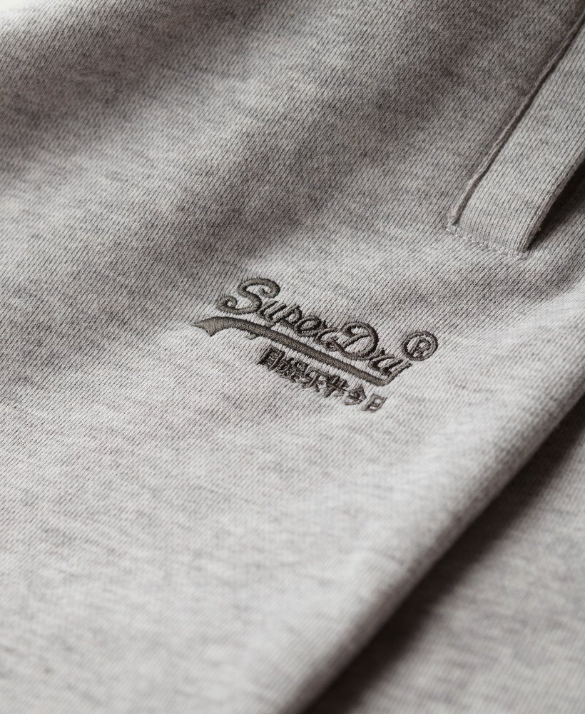 calções essential logo jersey na cor glacier grey mescl