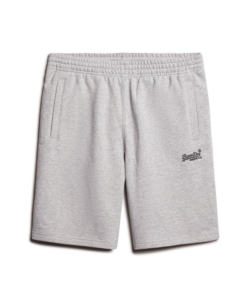 calções essential logo jersey na cor glacier grey mescl