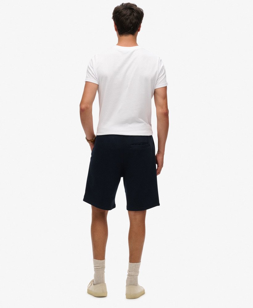 calções essential logo jersey na cor eclipse navy