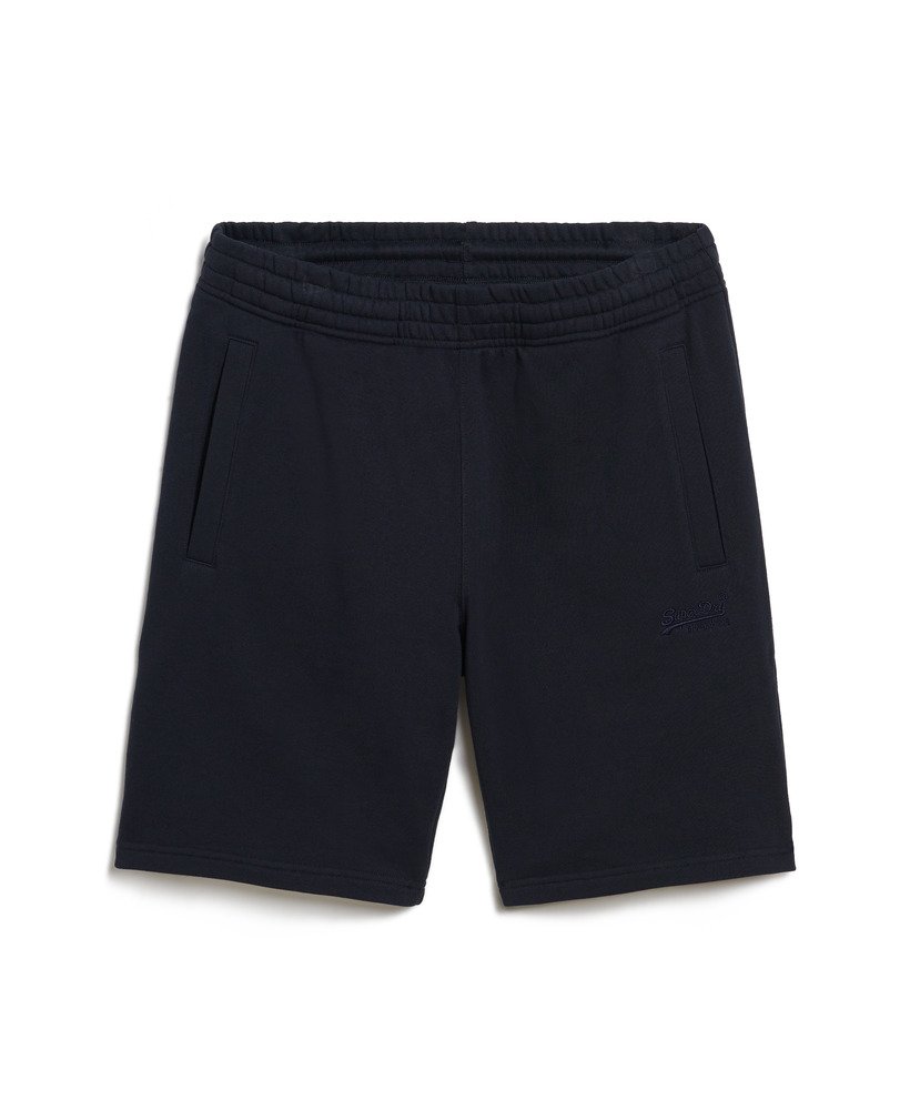 calções essential logo jersey na cor eclipse navy