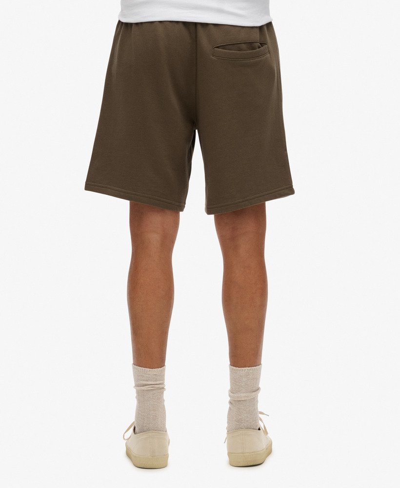 calções essential logo jersey na cor verde-oliva escuro