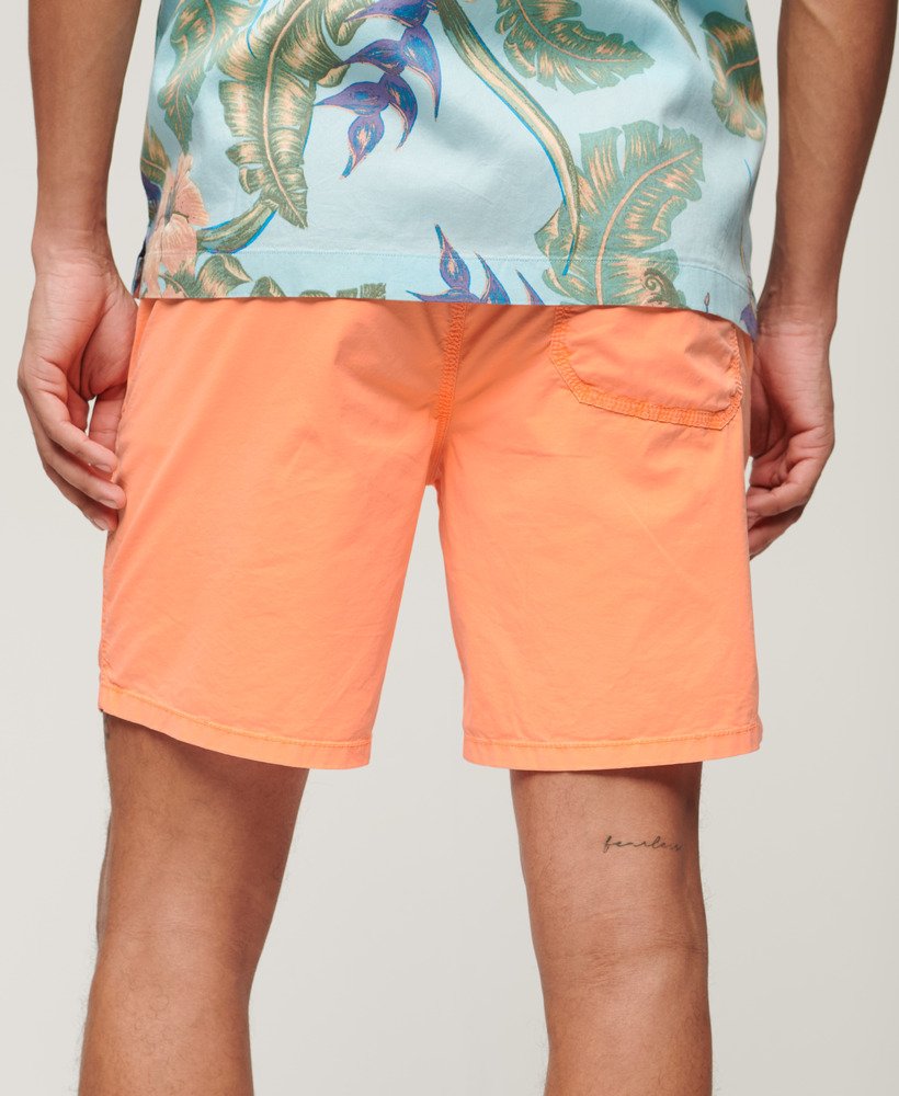 shorts de caminhada na cor pêssego