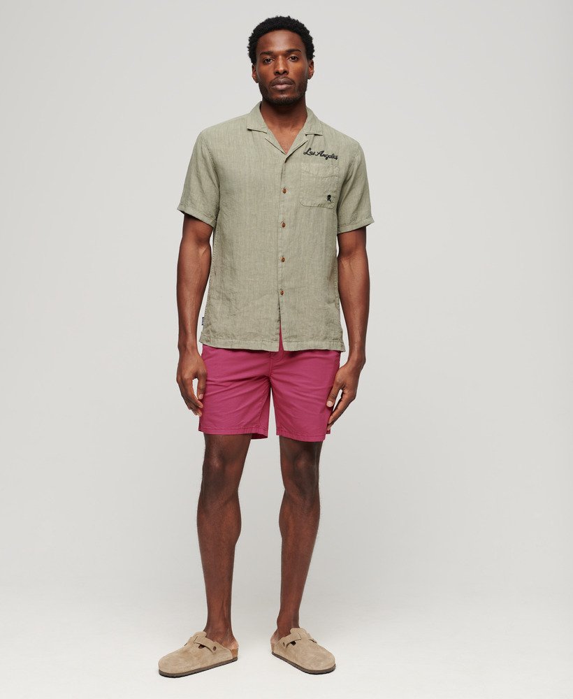 shorts de caminhada em rosa-choque