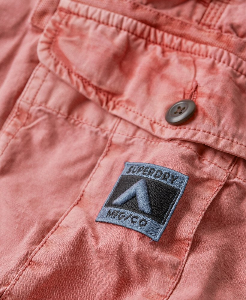 shorts parachute light na cor rosa pó