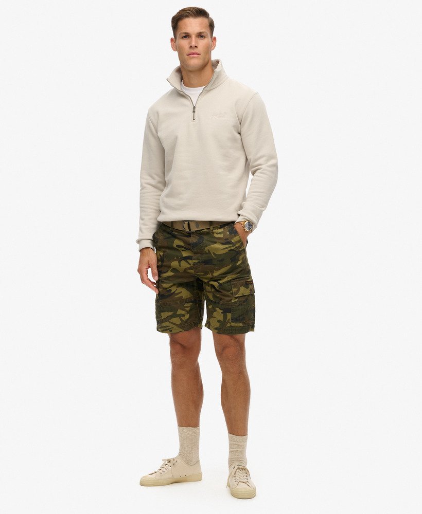 calções cargo pesados em camuflagem nathan
