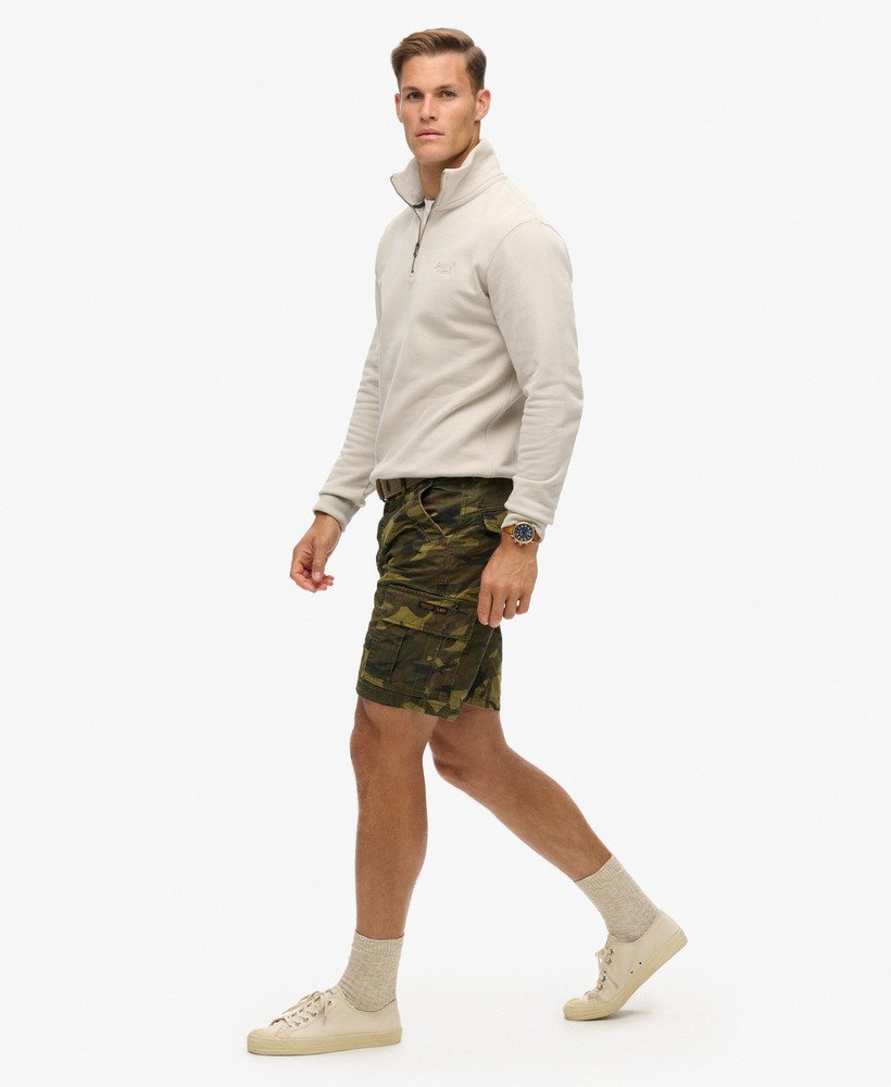 calções cargo pesados em camuflagem nathan