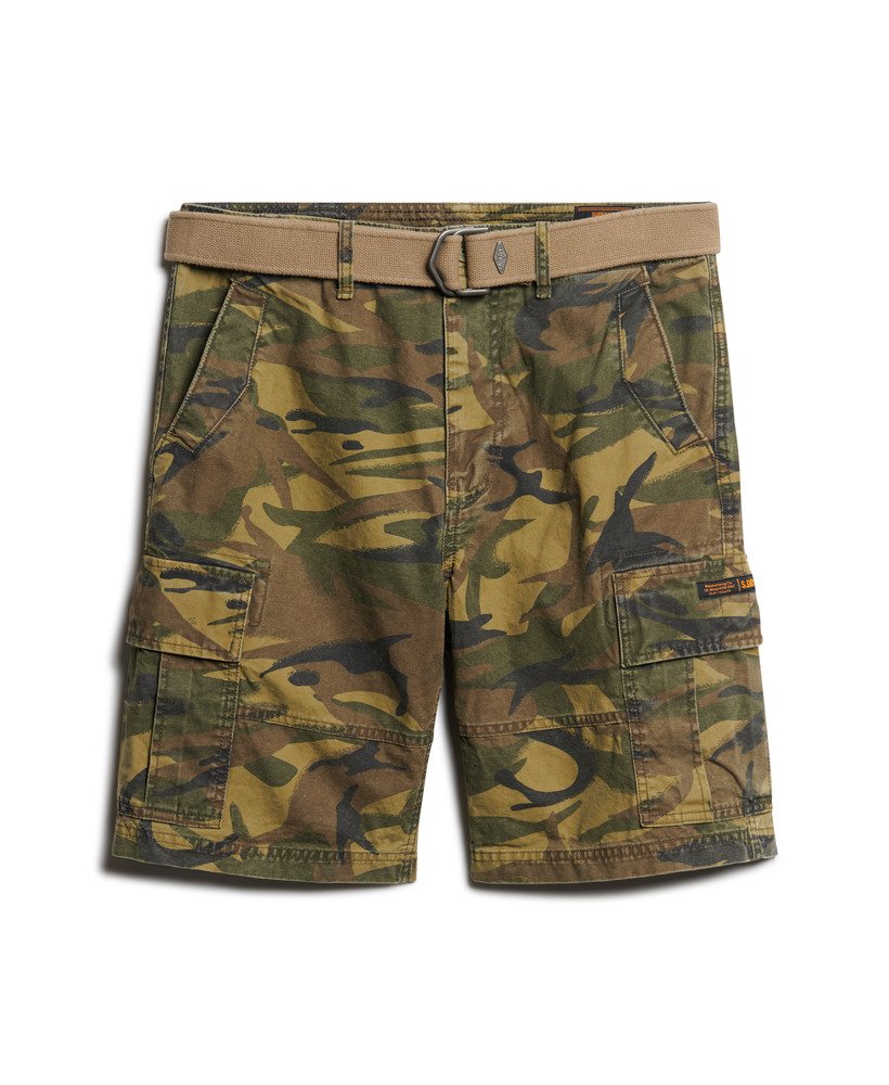 calções cargo pesados em camuflagem nathan