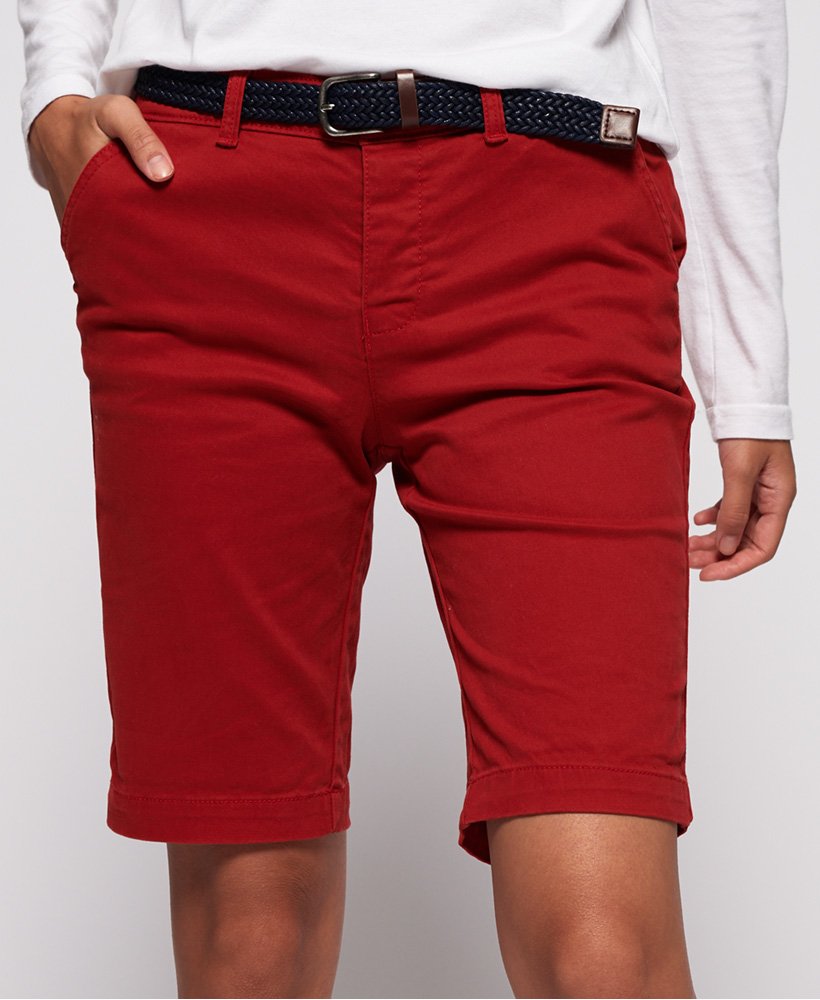 shorts international city em vermelho