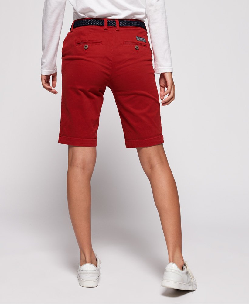 shorts international city em vermelho