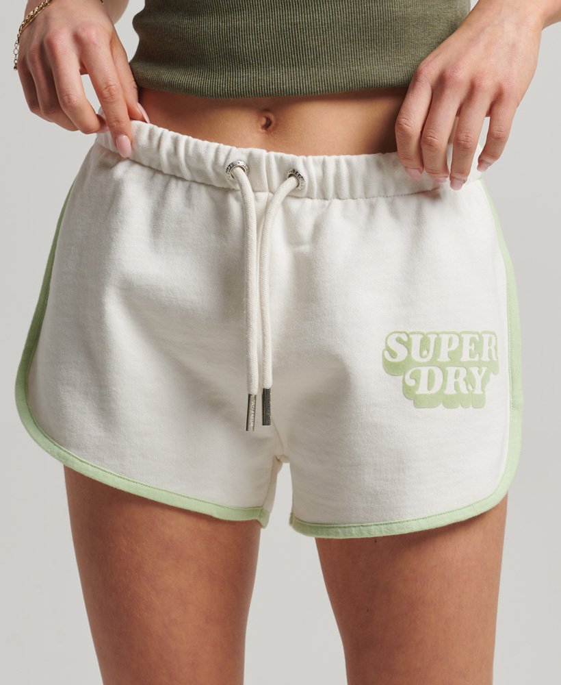 shorts vintage cooper classic em branco invernoverde espuma