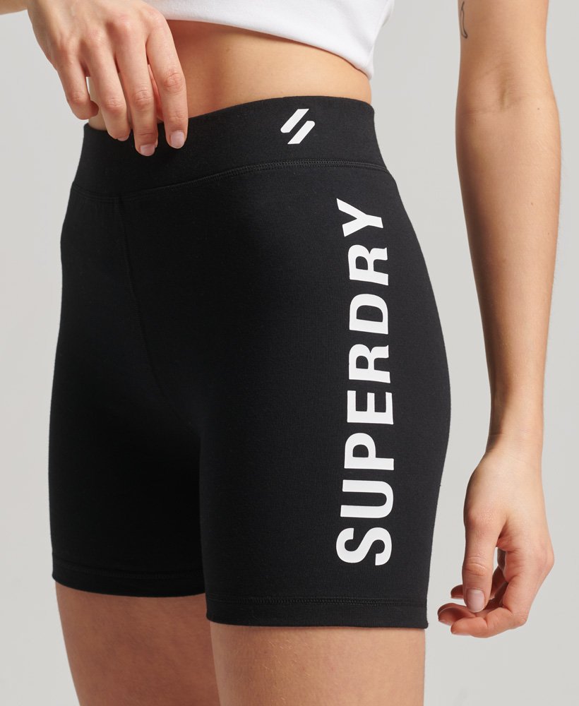 calções de ciclismo code core sport em pretobranco