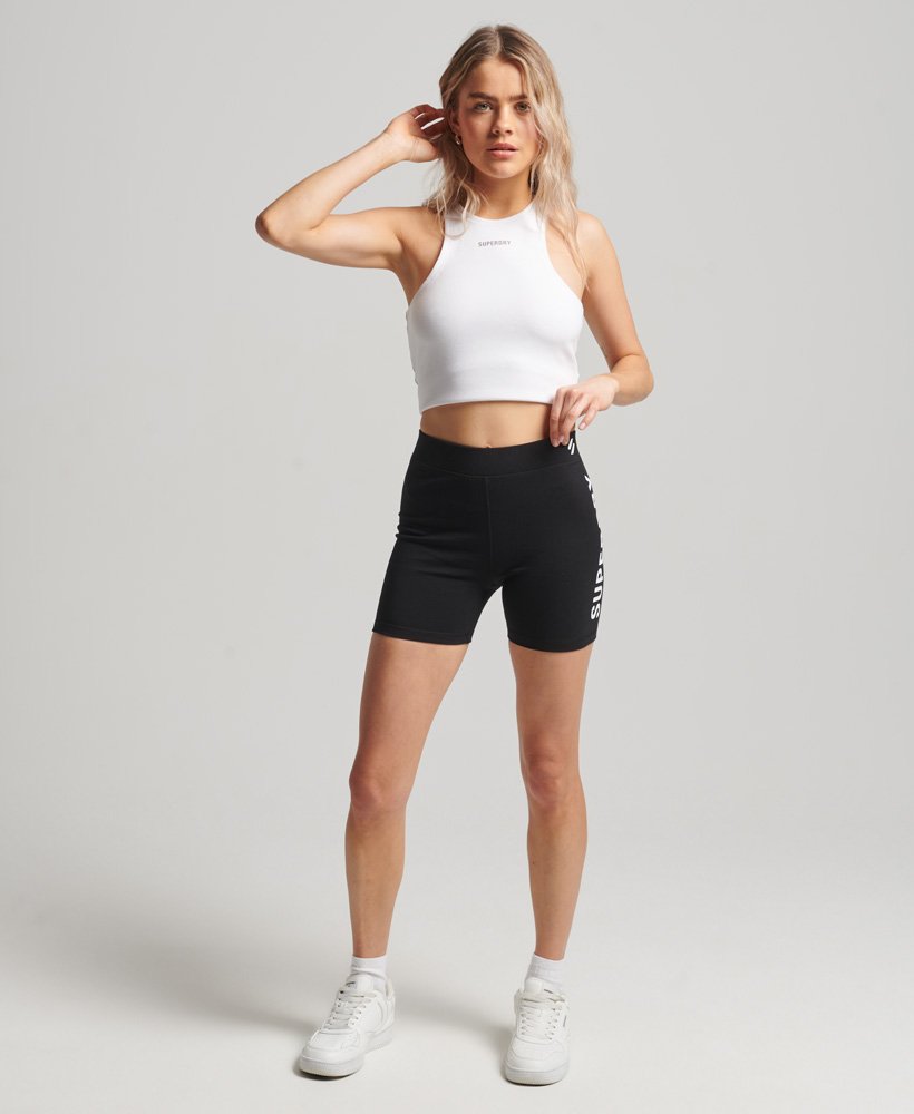 calções de ciclismo code core sport em pretobranco