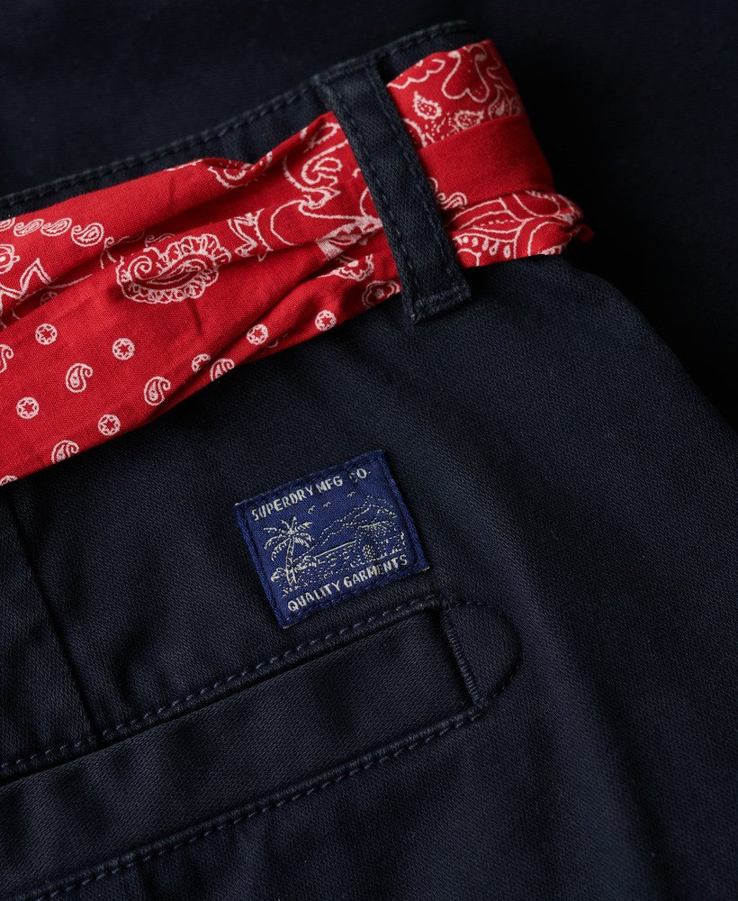 calções chino hot shorts na cor eclipse navy
