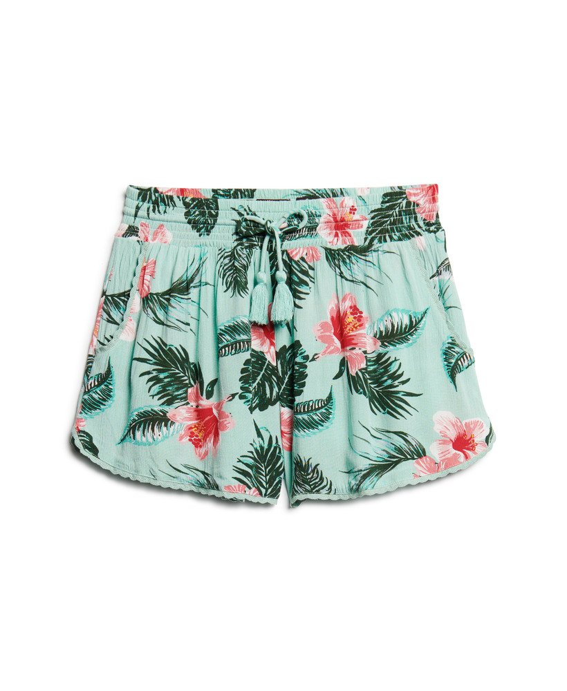 calções de praia na cor luna rose mint