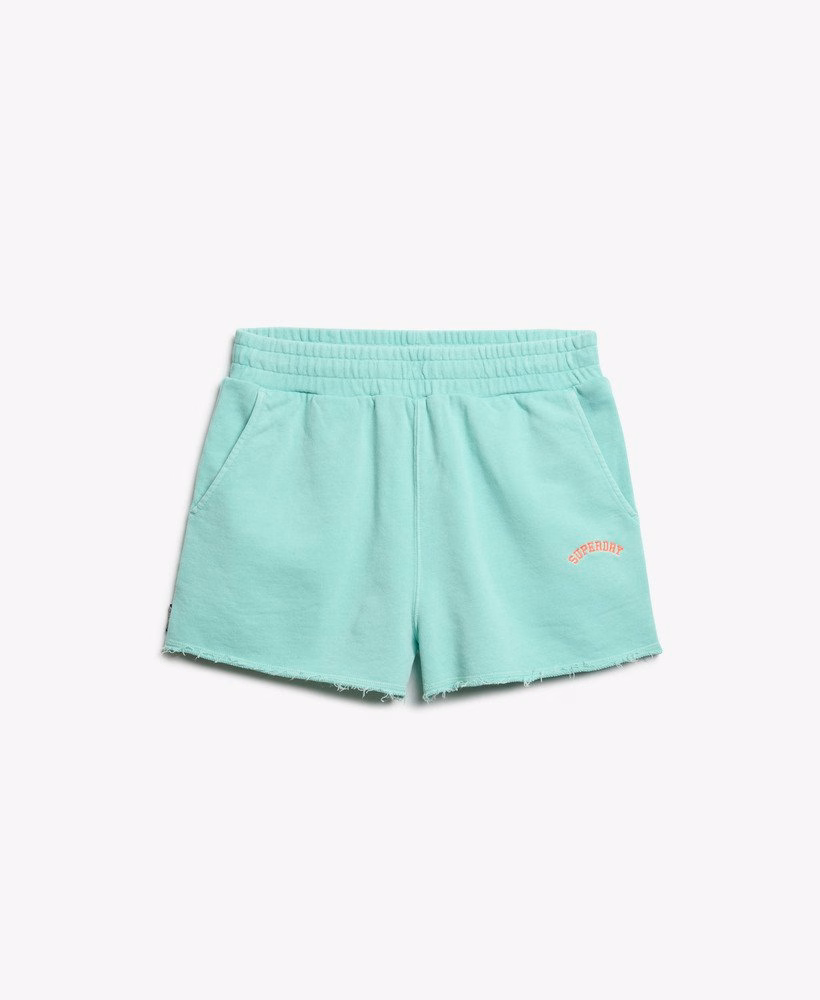Shorts tingidos com o logotipo essencial
