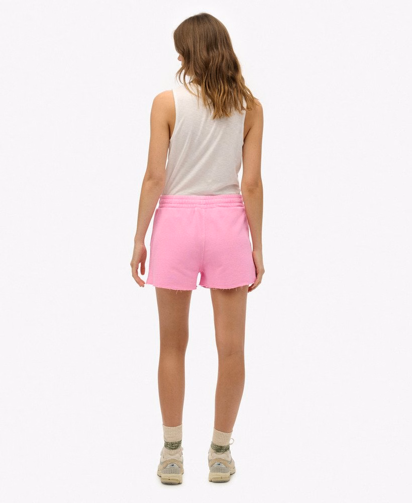 Shorts tingidos com o logotipo essencial