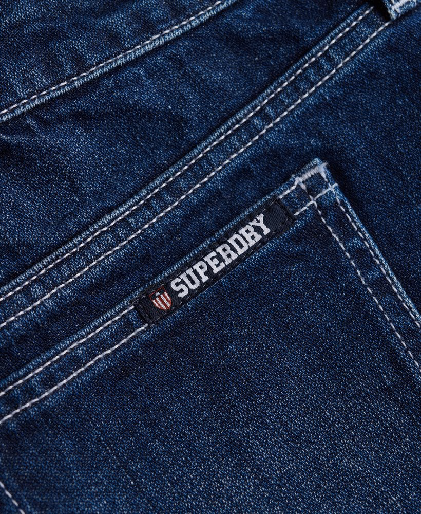 Shorts jeans de cintura baixa