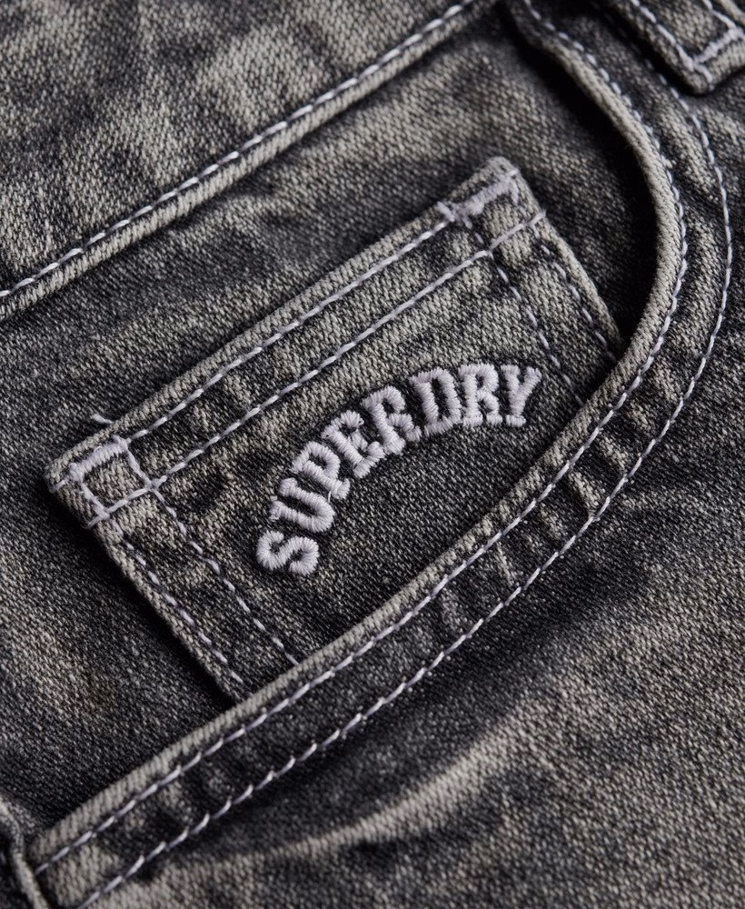 Shorts jeans de cintura baixa