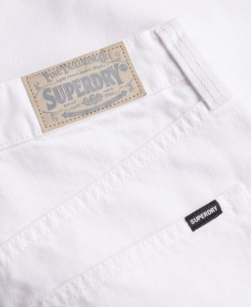 Shorts jeans de cintura média