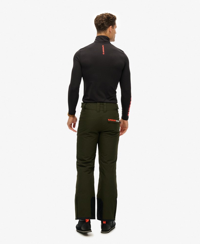 calças de esqui freestyle core na cor verde-oliva da surplus goods