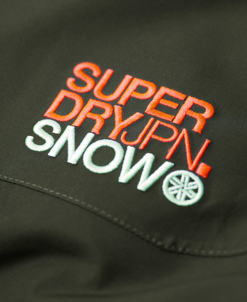 calças de esqui freestyle core na cor verde-oliva da surplus goods