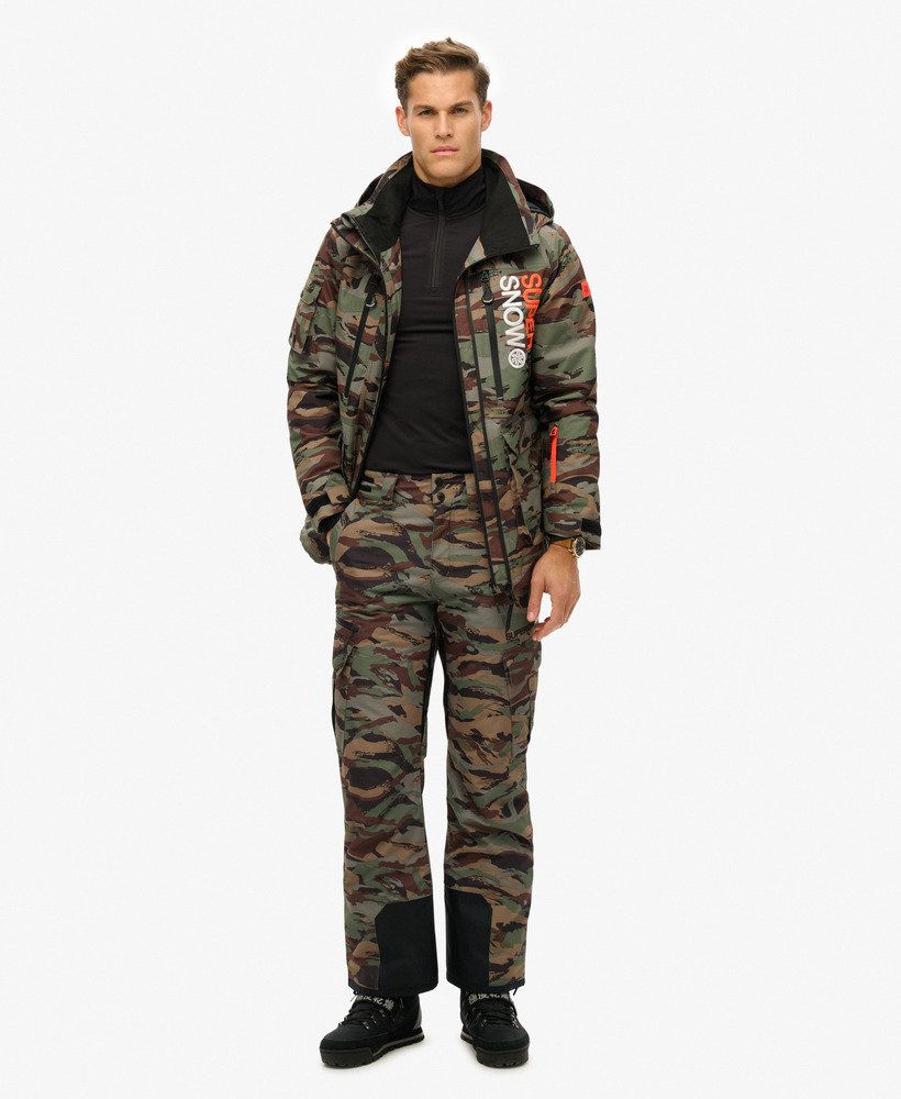 jaqueta ski ultimate rescue em camuflagem verde floresta