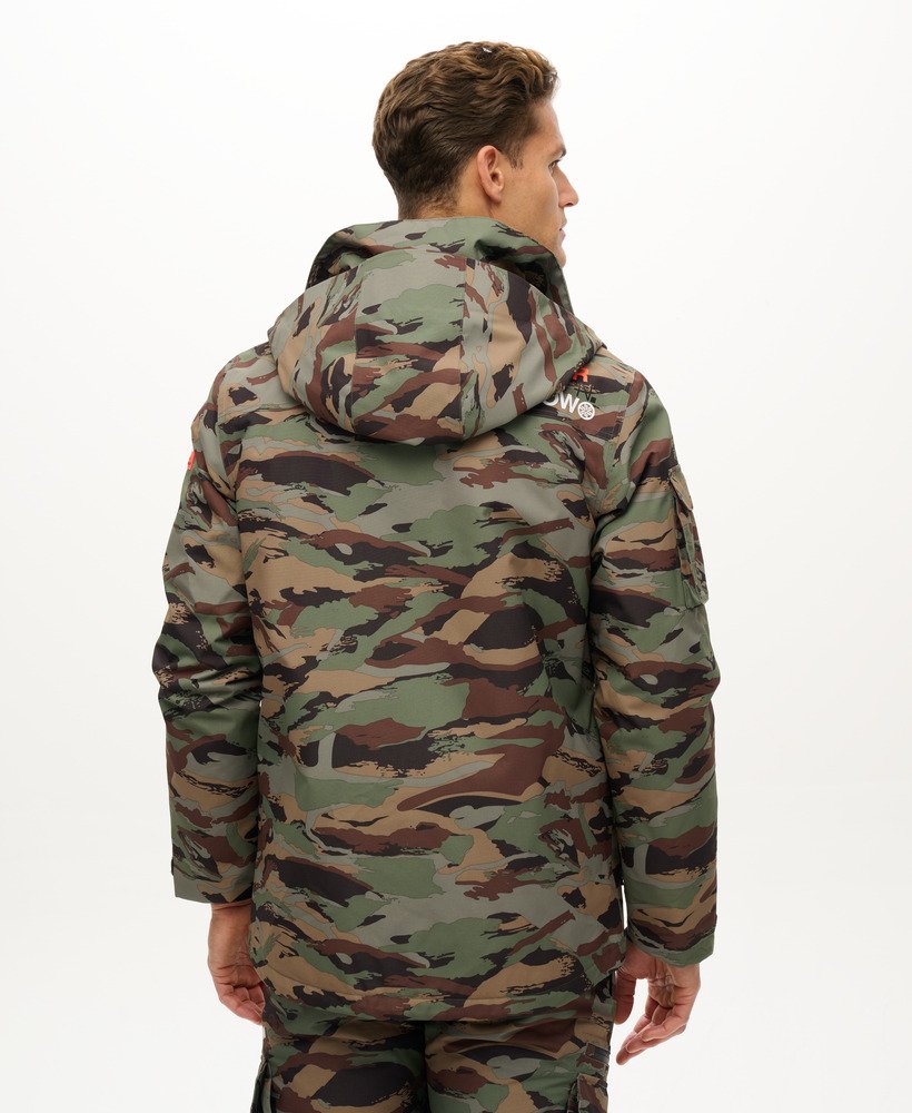 jaqueta ski ultimate rescue em camuflagem verde floresta