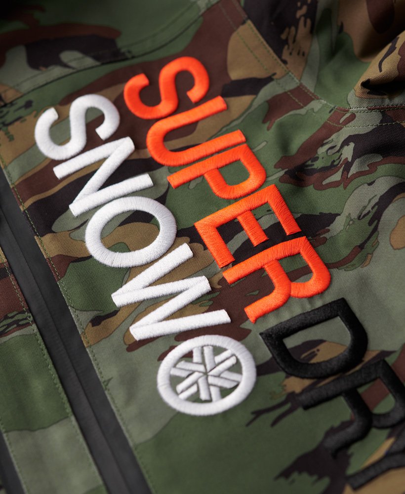 jaqueta ski ultimate rescue em camuflagem verde floresta